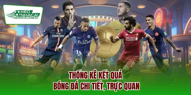 Thống kê kết quả bóng đá chi tiết, trực quan 